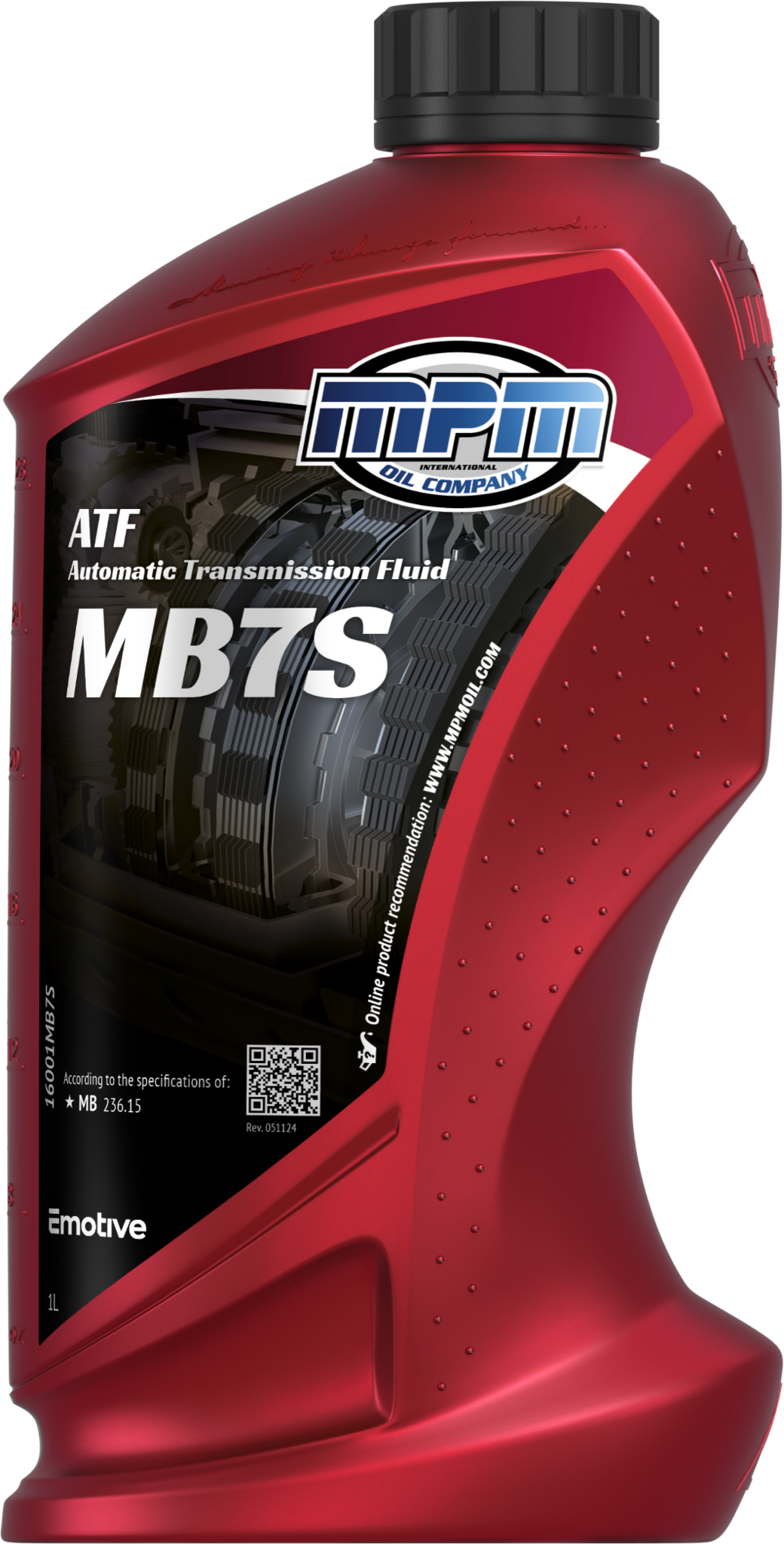 MPM ATF Automatische Versnellingsbakolie MB7S | 1 Liter | 16001MB7S