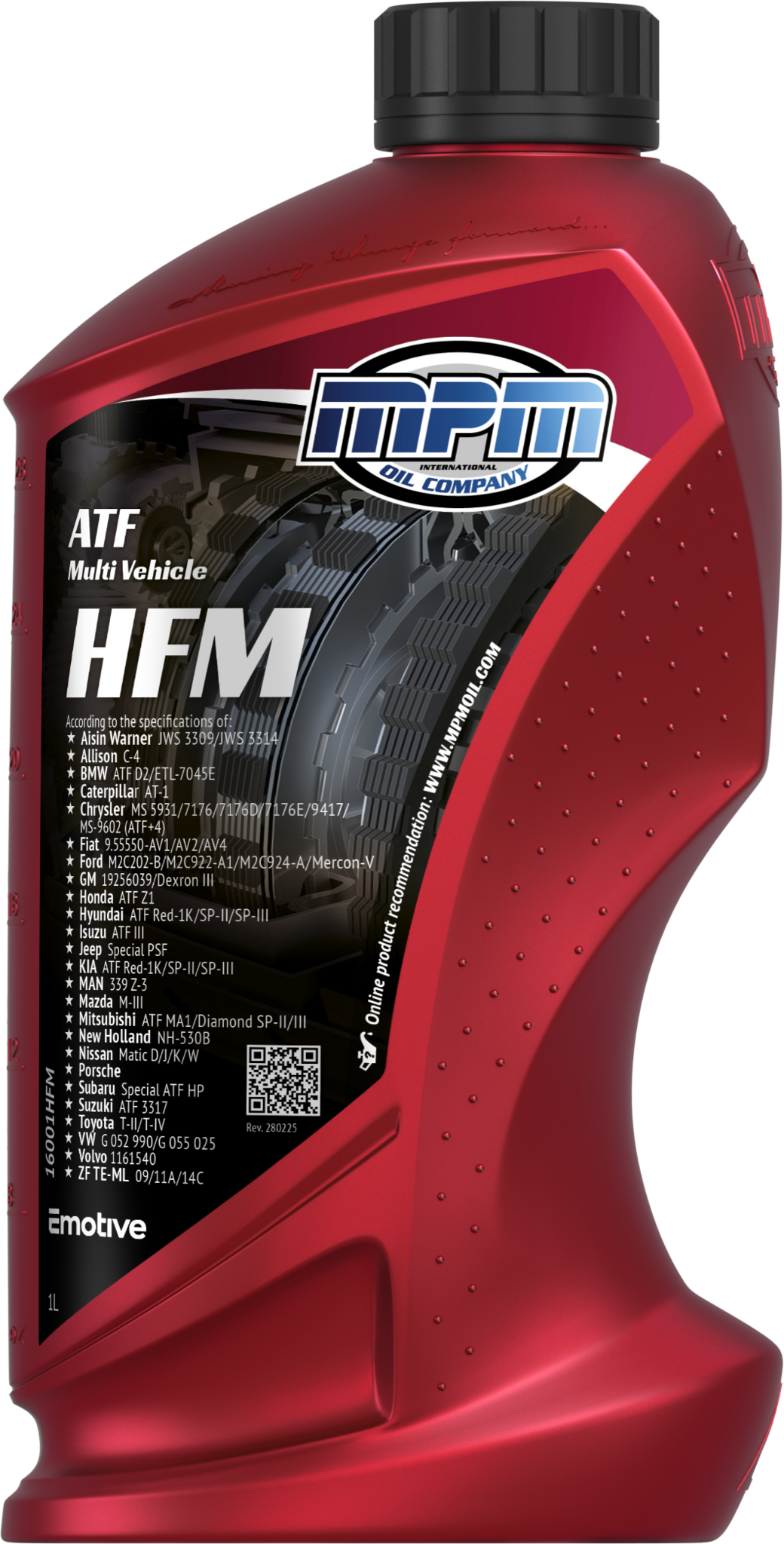 MPM ATF Automatische Versnellingsbakolie HFM | 1 Liter | 16001HFM