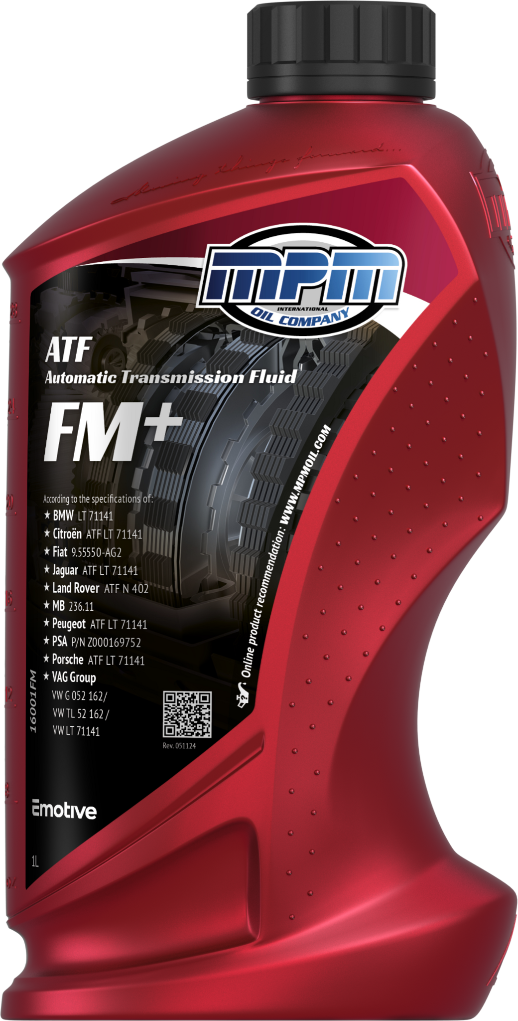 MPM ATF Automatische Versnellingsbakolie FM+ | 1 Liter | 16001FM