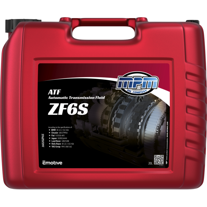 MPM ATF olie ZF6 Special 6/8/9-speeds | 20 Liter | 16020ZF6S