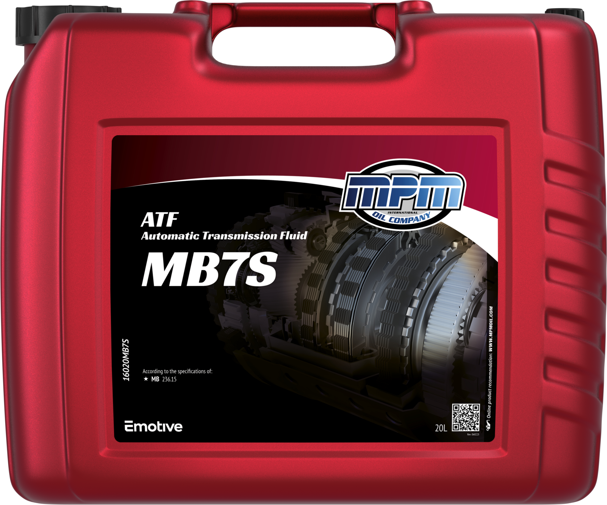 MPM ATF Automatische Versnellingsbakolie MB7S | 20 Liter | 16020MB7S