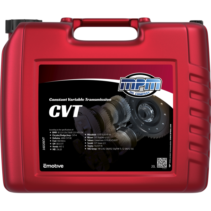 MPM Speciale CVT Versnellingsbakolie | 20 Liter | 16020CVT