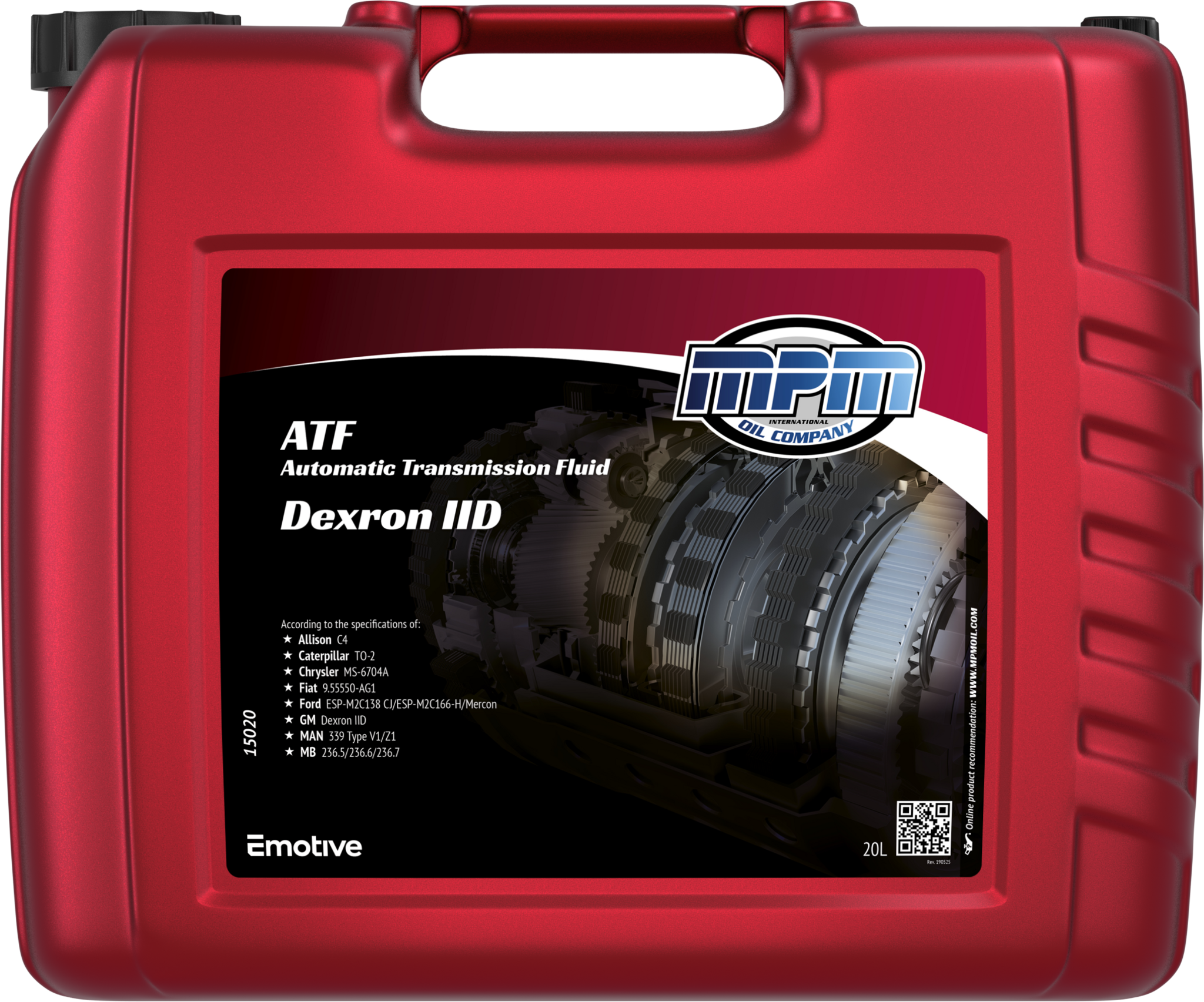 MPM ATF Olie Dexron 2 type D | 20 Liter | 15020