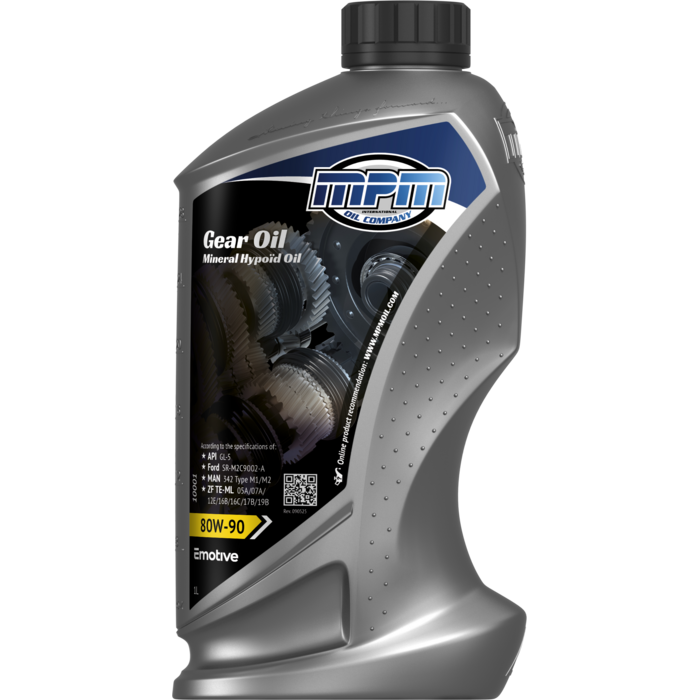MPM 80W-90 Cardan olie GL-5 Mineral Hypoid Oil | 1 Liter | 10001