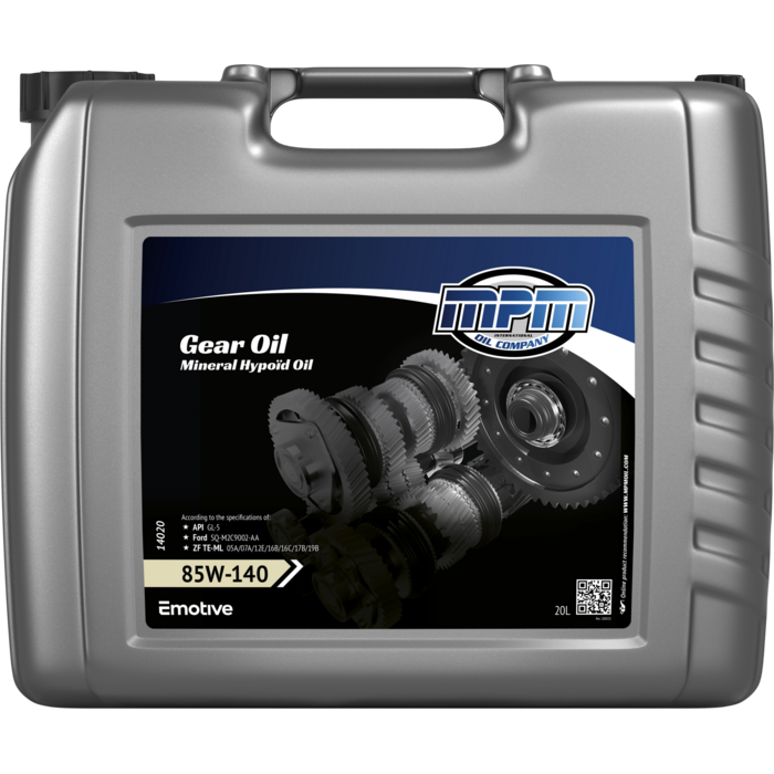 MPM Versnellingsbak Olie 85W140 GL5 Mineraal | 20 Liter | 14020