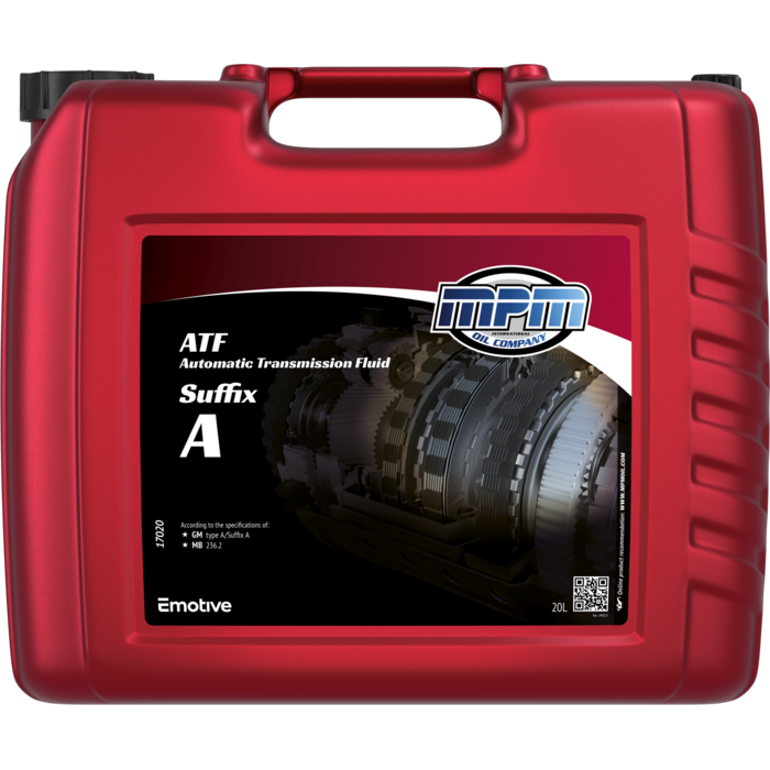 MPM ATF olie automaat Suffix A | 20 Liter | 17020