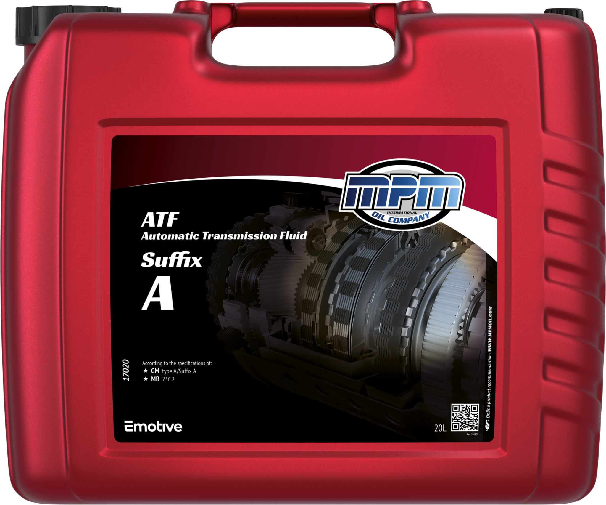 MPM ATF olie automaat Suffix A | 20 Liter | 17020