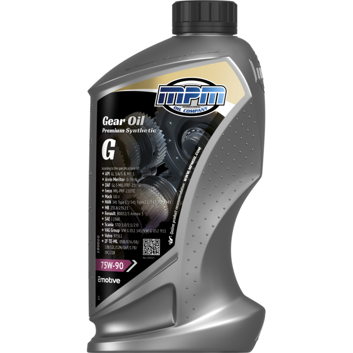 MPM Gearbox Oil 75W-90 GL-3/4/5 Prem.Synth.TDL 1