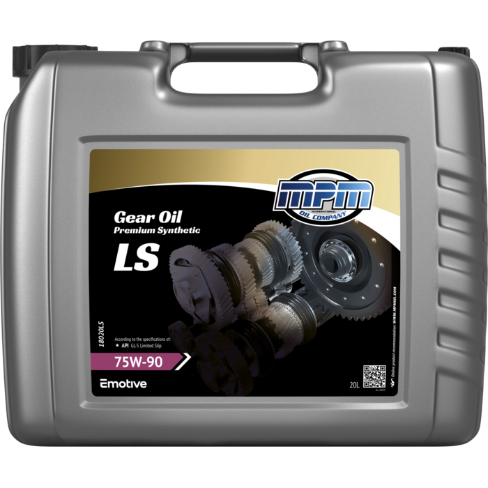 MPM Versnellingsbak Olie 75W90 GL5 Synthetisch Beperkte Slip | 20 Liter