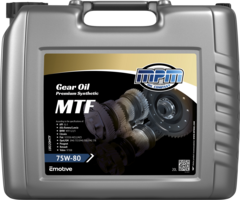 MPM Versnellingsbak Olie 75W80 GL5 Synthetisch MTF | 20 Liter | 18020MTF