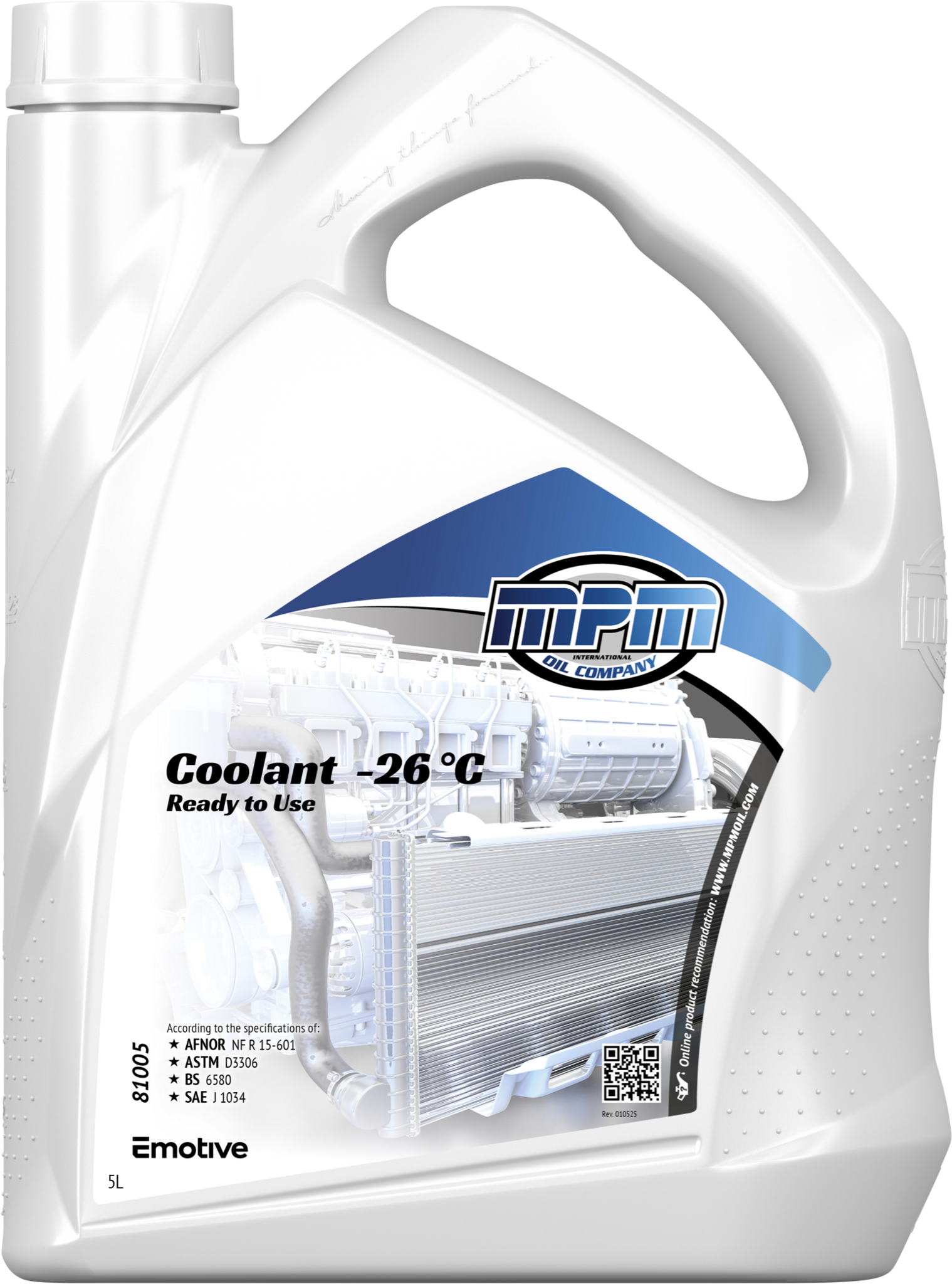 MPM Koelvloeistof -26°C - 5 Liter 81000