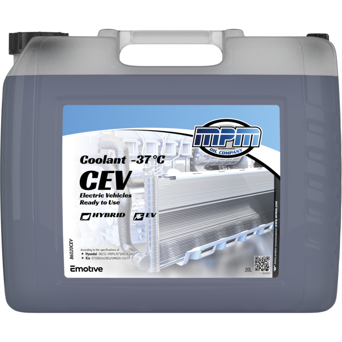 MPM Koelvloeistof elektrische voertuigen -37°C I 20 liter I 86020CEV