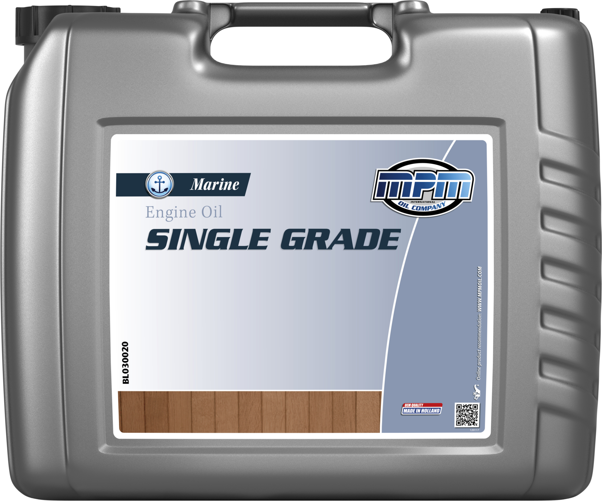 MPM Motorboot Motorolie SAE 30 FC-W Single Grade Mineraal | 20 Liter | BL030000