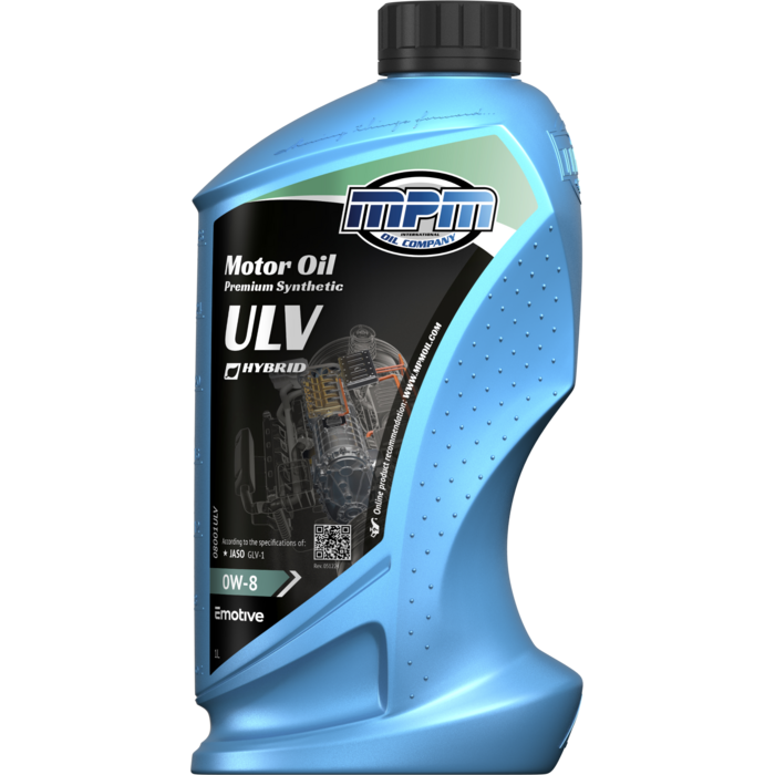 MPM Motorolie 0W8 Premium Synthetic Ultra Low Viscosity l 1 Liter l 08000ULV