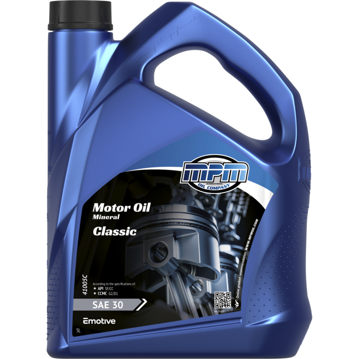 MPM Motorolie SAE 30 Super Single Grade Classic  l 5 liter l 41000C