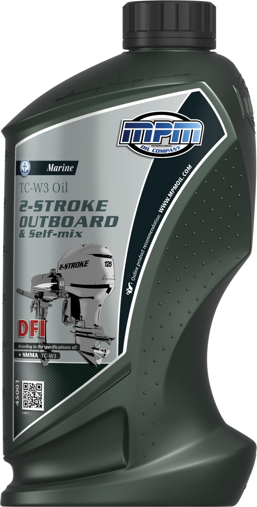 MPM Buitenboordmotor olie 2 takt TC-W3 DFI - 1 Liter 45000