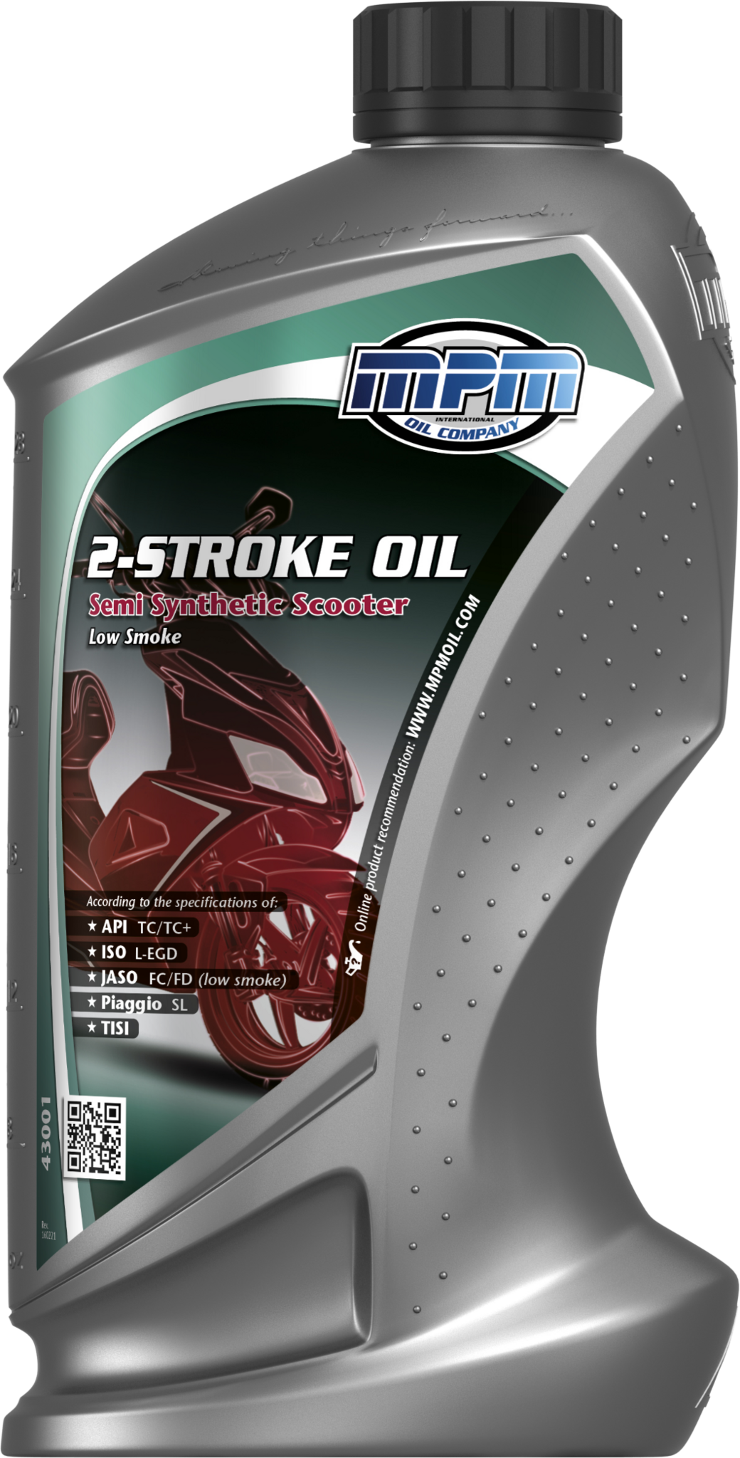 MPM 2 Takt olie synthetisch TC+ - 1 Liter 43001