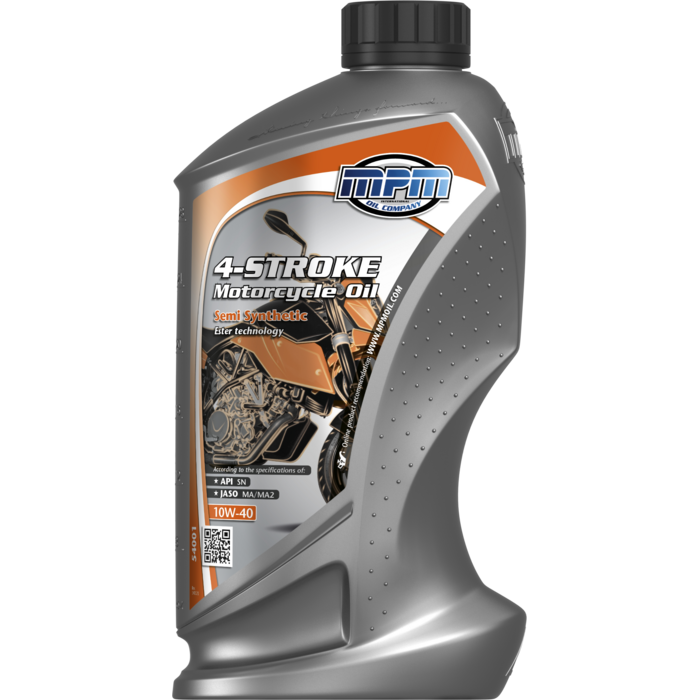 MPM 4-takt Motorfiets Olie 10W40 Semi Synthetisch | 1 Liter | 54001