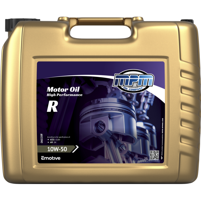 MPM Motorolie 10W50 High Performance Racing | 20 Liter | 06020R