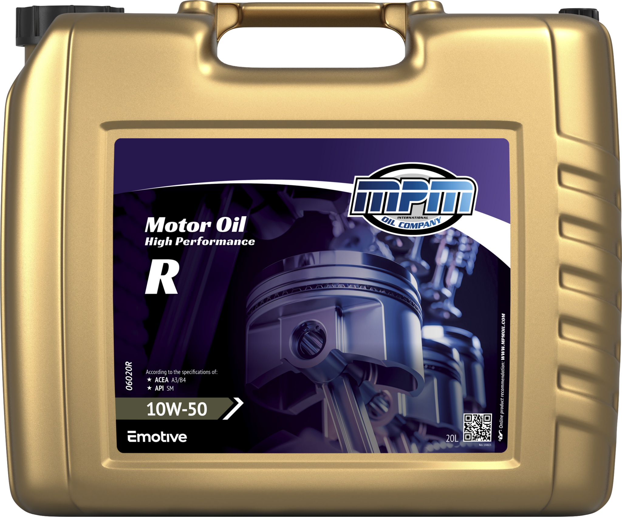 MPM Motorolie 10W50 High Performance Racing | 20 Liter | 06020R