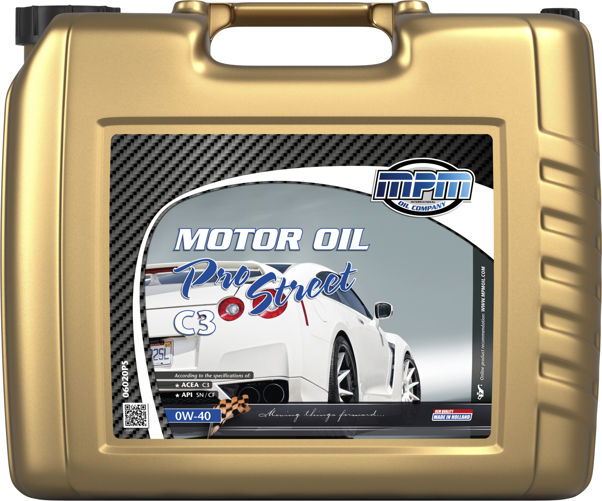 MPM Motorolie 0W40 Pro Street C3 | 20 Liter | 06020PS