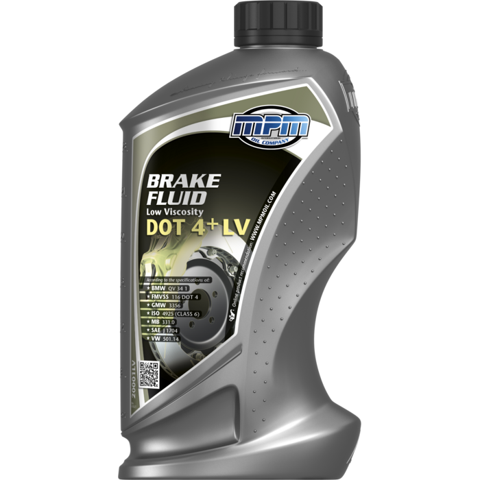 MPM Remvloeistof DOT 4+ Lage Viscositeit 1 Liter 20001LV