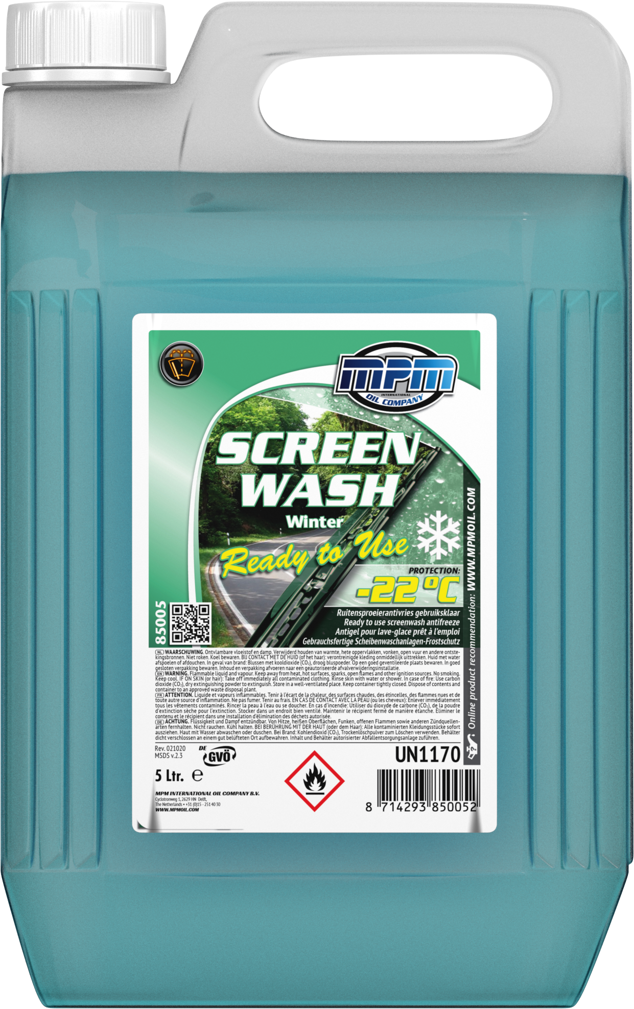 MPM Screenwash Ready to Use -22°C