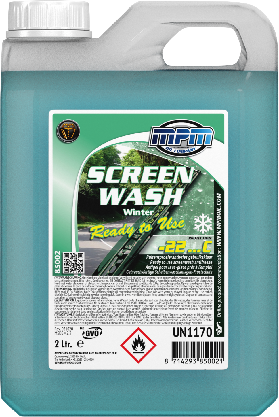 MPM Screenwash Ready to Use -22°C