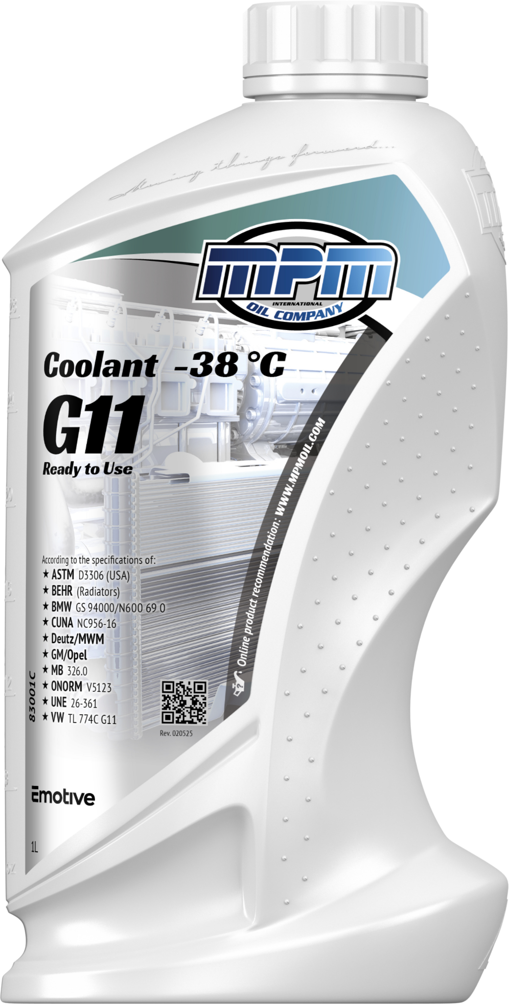 MPM KOELVLOEISTOF -38 GROEN MPM 1 LITER