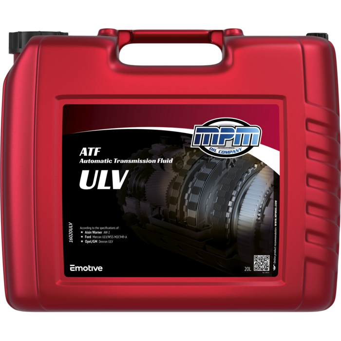 MPM ATF Automatische Versnellingsbakolie ULV | 20 Liter | 16020ULV