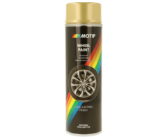 Motip Velgenlak goud | 500 ml spuitbus / spray | nummer 04008