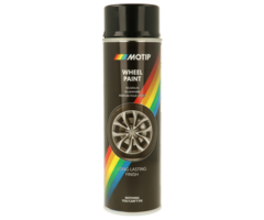 Motip Velgenlak zwart glans | 500 ml spuitbus / spray | nummer 04018