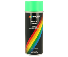 Motip Fluor verf groen | 400 ml spuitbus / spray | nummer 04023