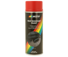 Motip Hittebestendige verf rood | 400 ml spuitbus / spray | nummer 04040
