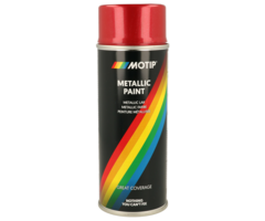 Motip Metallic verf rood | 400 ml spuitbus / spray | nummer 04045