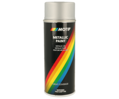 Motip Metallic verf zilver | 400 ml spuitbus / spray | nummer 04046