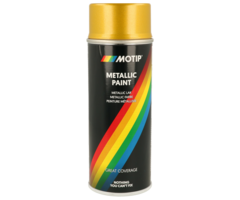 Motip Metallic verf goud | 400 ml spuitbus / spray | nummer 04047
