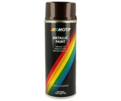 Motip Metallic verf bruin | 400 ml spuitbus / spray | nummer 04048