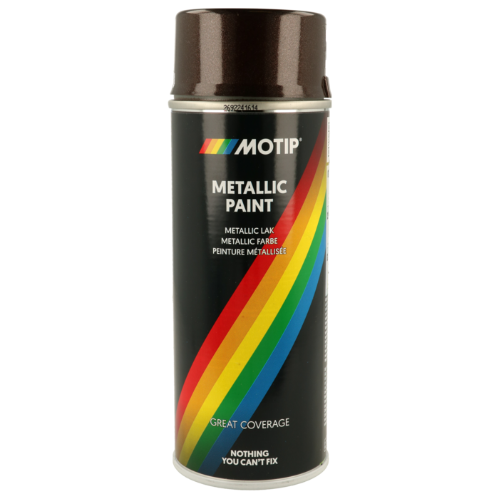 Motip Spuitbus metallic lak bruin 400ml 04048