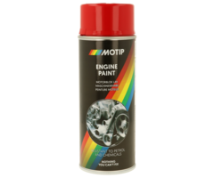 Motip Motorblokverf rood | 400 ml spuitbus / spray | nummer 04091