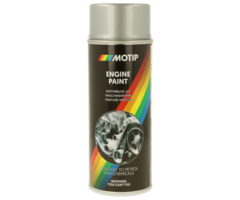 Motip Aluminium motorblok verf | 400 ml spuitbus / spray | nummer 04093