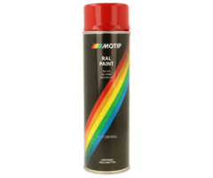 Motip Rallye rood RAL 3000 |  500 ml spuitbus / spray | nummer 04105