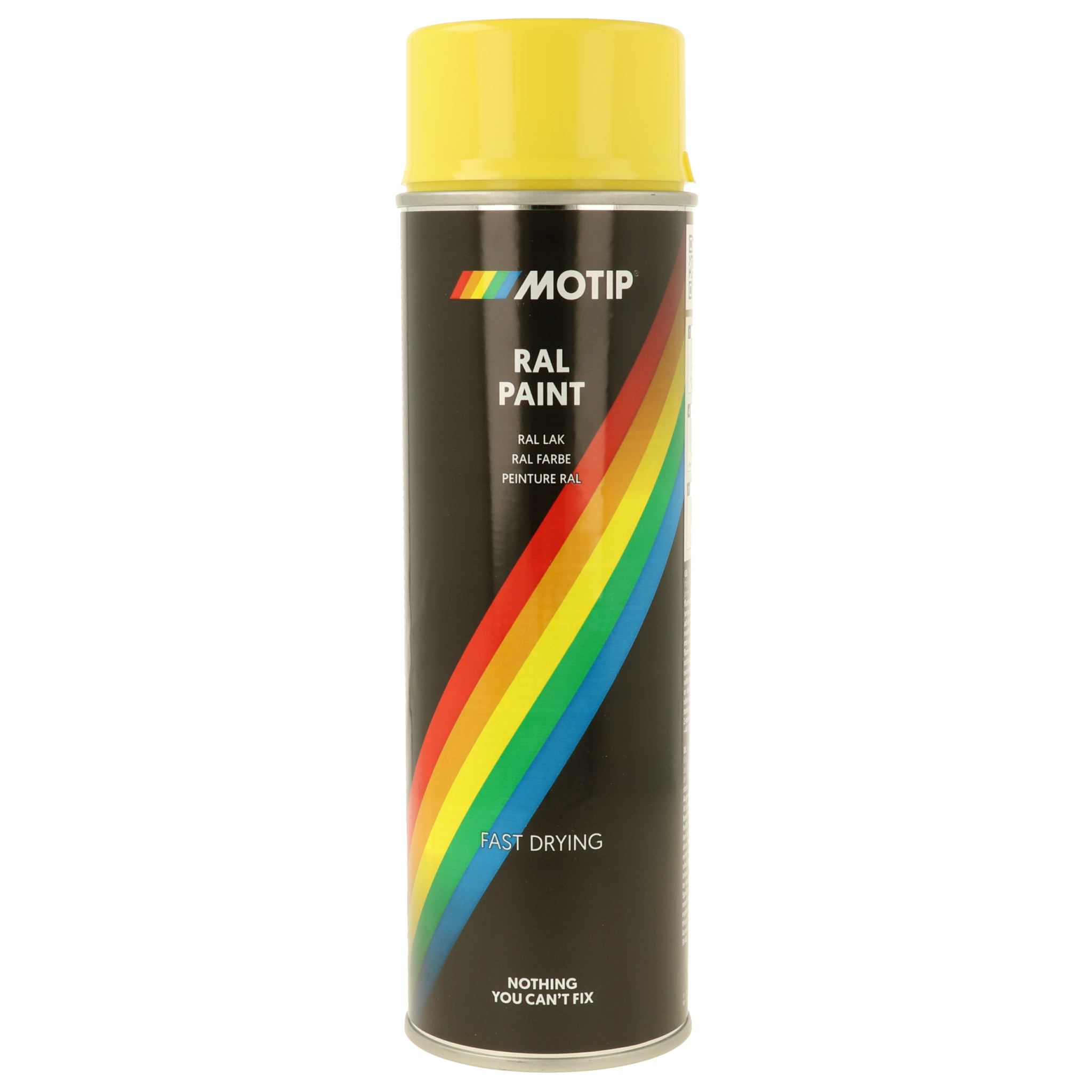 Motip Rallye Geel RAL 1018 | 500 ml spuitbus / spray | nummer 04108