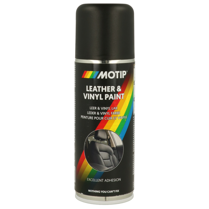 Motip Leer & Vinyl lak zwart | 200ml | 04230