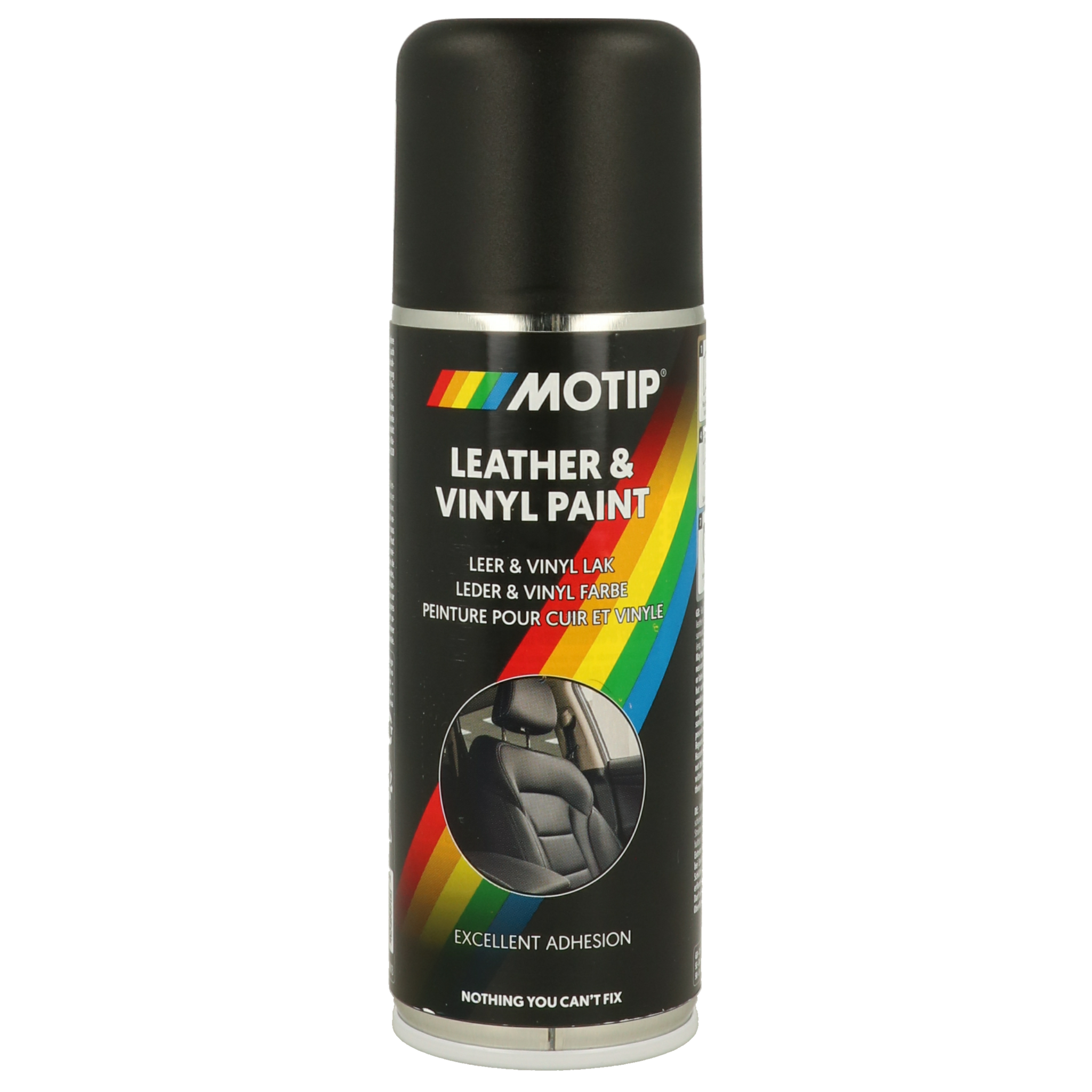 Motip Leer & Vinyl lak zwart | 200ml | 04230