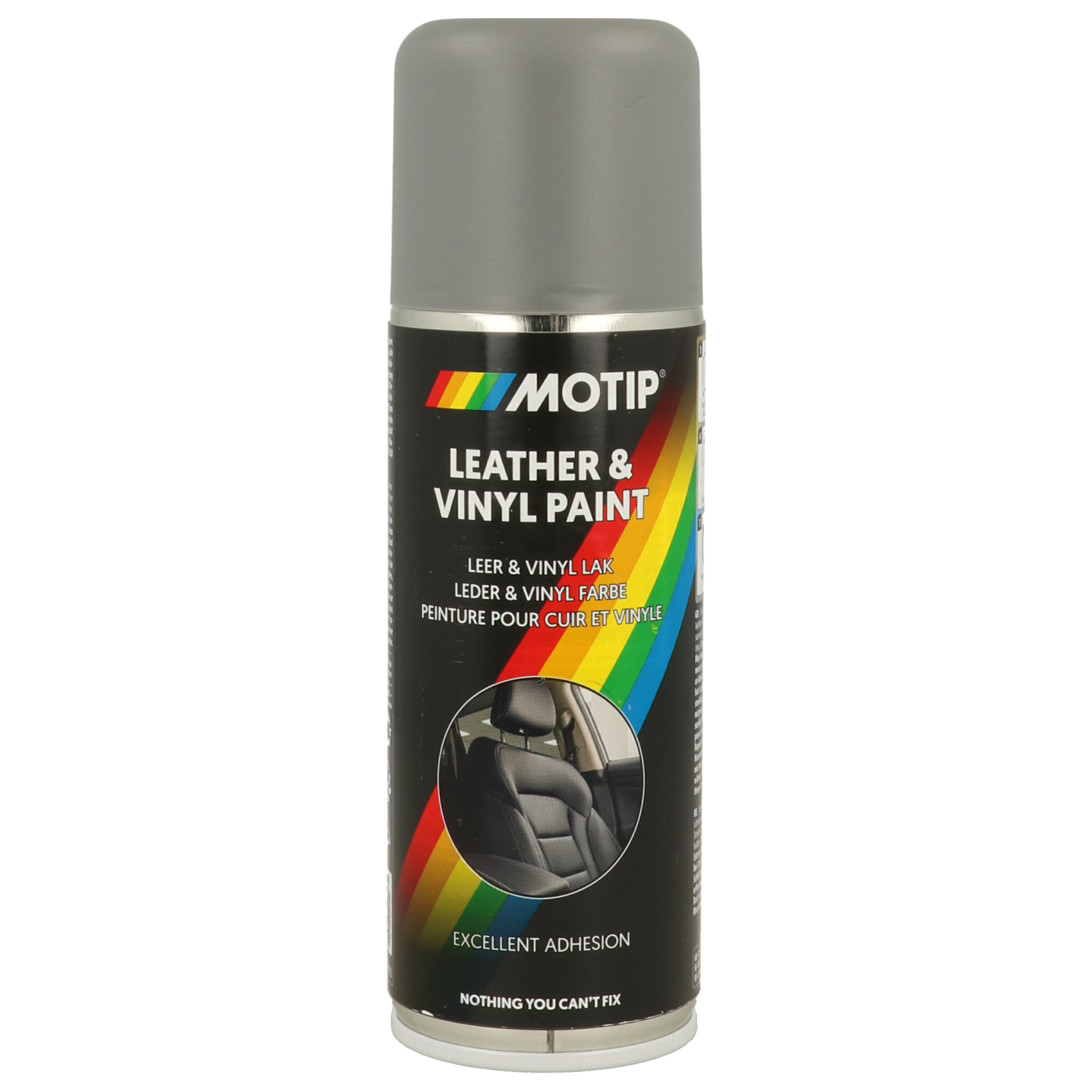Motip Leer & Vinyl lak grijs | 200ml | 04232