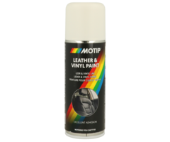 Motip Leer & Vinyl lak wit | 200ml | 04235