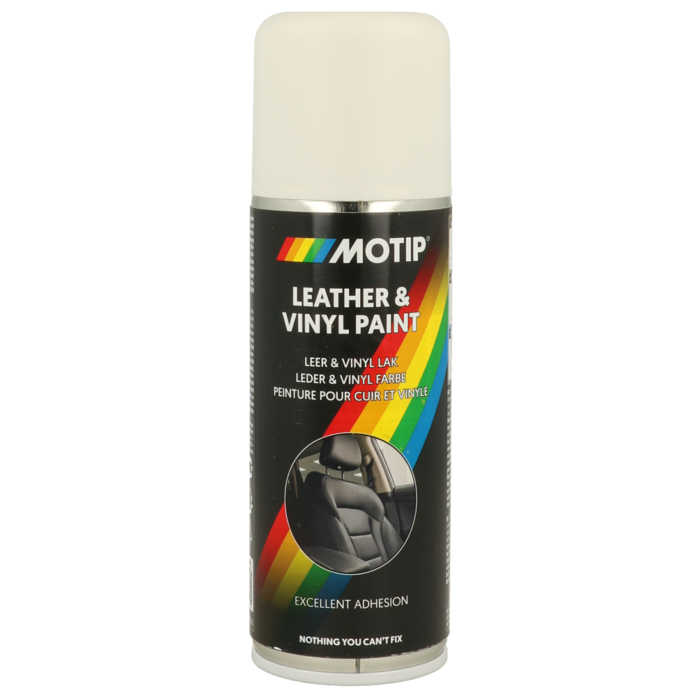 Motip Leer & Vinyl lak wit | 200ml | 04235
