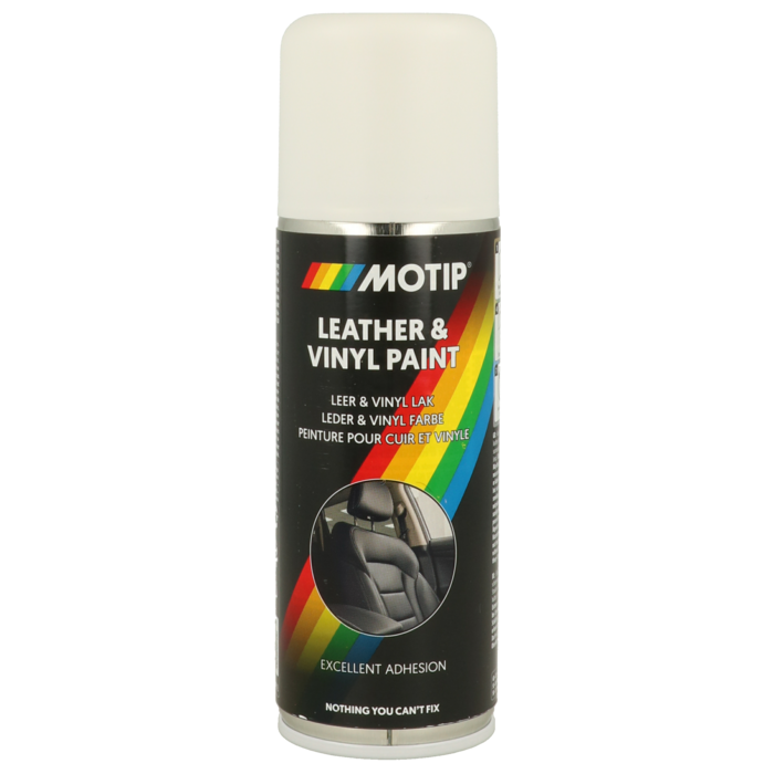 Motip Leer & Vinyl lak wit | 200ml | 04236