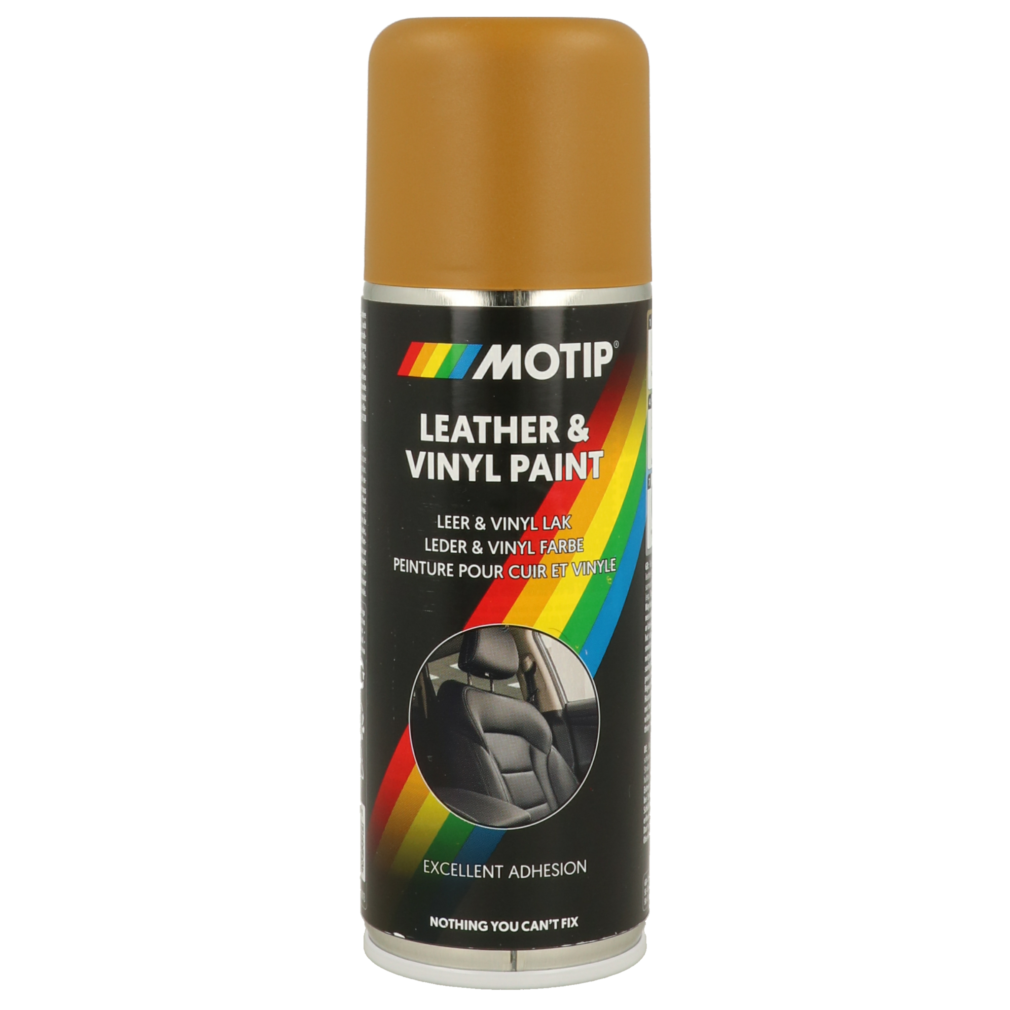 Motip Leer & Vinyl lak bruin | 200ml | 04237